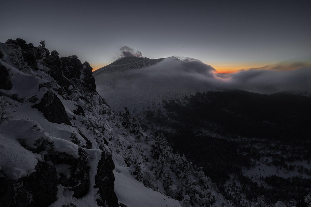 sunset, mountain, volcano, nature, landscape, nature, nature, nature, nature, nature